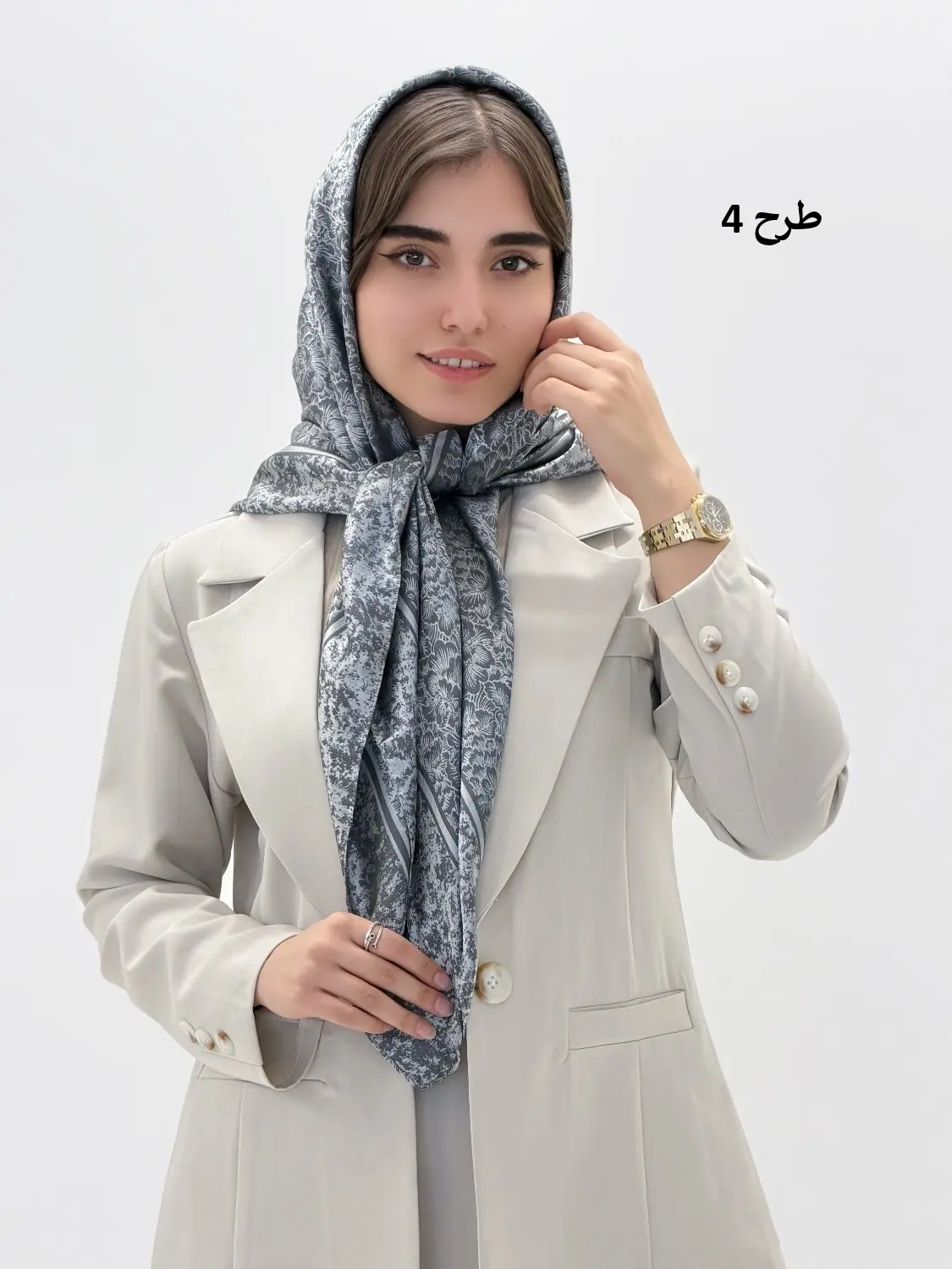 4586-روسری ژاکارد شهرزاد